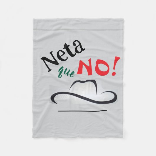 Neta que No! フリースブランケット (正面)