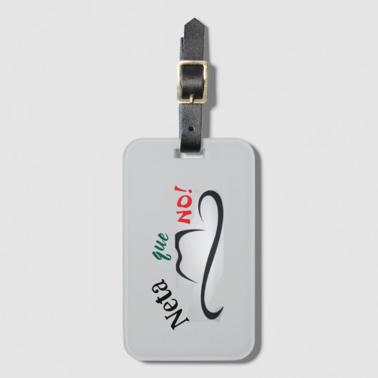 Neta que No! ラゲッジタグ (正面縦)