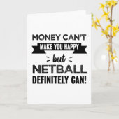 Netballは幸せなギフトをおもしろい作る カード (黄色い花)