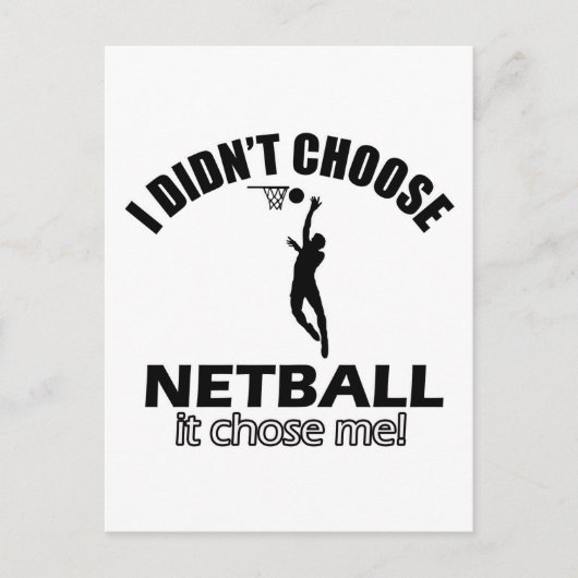 Netballを選択していない ポストカード (正面)