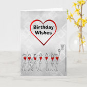 Netballウィッシュハッピーバースデー カード (黄色い花)