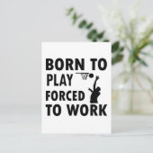 NetBallカッコいいデザイン ポストカード (スタンド正面)