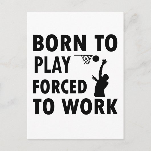 NetBallカッコいいデザイン ポストカード (正面)