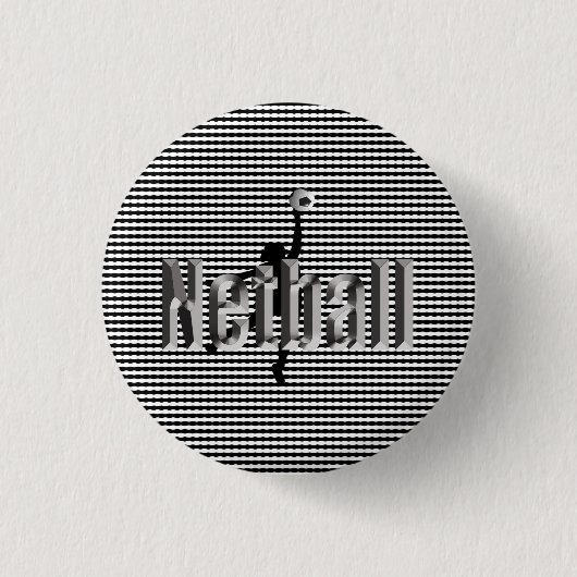 Netballゲーム，ラウンドバッジ 缶バッジ (正面)