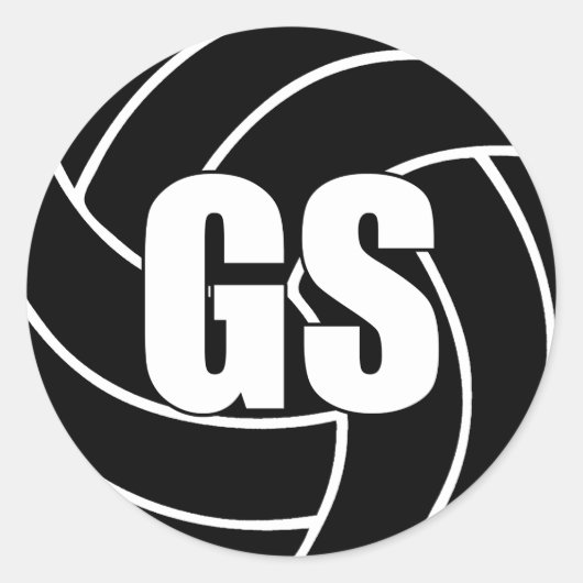 Netballゴールシューティングゲーム, GS, Netball Teamスタンプ ラウンドシール (正面)