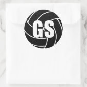 Netballゴールシューティングゲーム, GS, Netball Teamスタンプ ラウンドシール (バッグ)