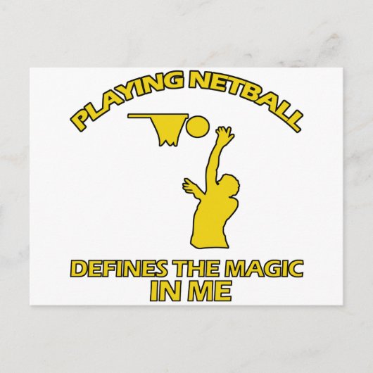 netballデザイン ポストカード (正面)
