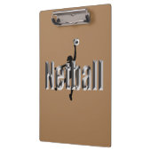 Netballプレーヤーと次元名、 クリップボード (左)