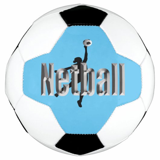 Netballプレーヤーと次元名、 サッカーボール (正面)