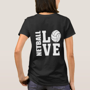 Netballプレーヤー究極I愛Netball Tシャツ
