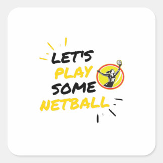 NetBallプレーヤー スクエアシール