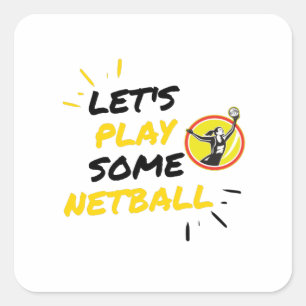 NetBallプレーヤー スクエアシール