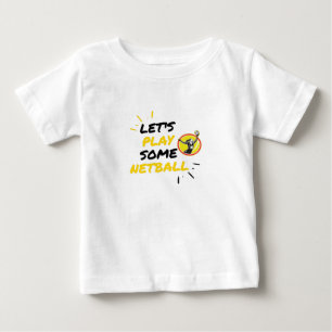NetBallプレーヤー ベビーTシャツ