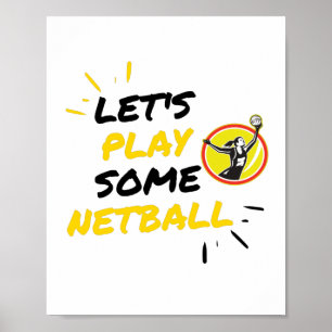 NetBallプレーヤー ポスター