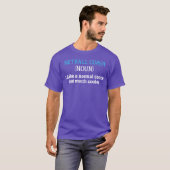Netball Coach Definition shirt Funny Sassy Sport v Tシャツ (正面フル)