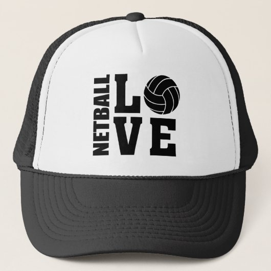 NETBALL LOVE NETBALL キャップ (正面)