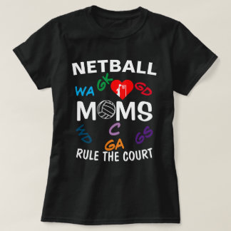 Netball Mumsルールの位置決め Tシャツ