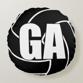 Netball Players -ゴール攻撃 – GA ラウンドクッション