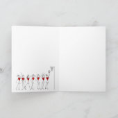 Netball Positions空白の誕生日グリーティングカード カード (内部)