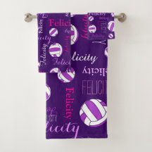 Netballsスポーツピンク紫ホワイト名前をカスタムする