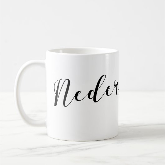 Netderlandハートマグ、オランダ コーヒーマグカップ (左)