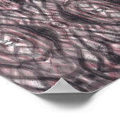 Nether Abstract Watercolor Art ポスター (角)