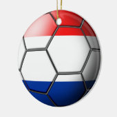 Netherlandのサッカーのオーナメント セラミックオーナメント (左)