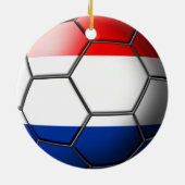 Netherlandのサッカーのオーナメント セラミックオーナメント (裏面)
