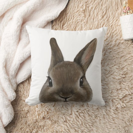 Netherlandの小型ウサギ クッション (ブランケット)