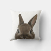 Netherlandの小型ウサギ クッション (裏面)