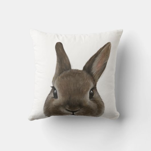 Netherlandの小型ウサギ クッション (裏面)