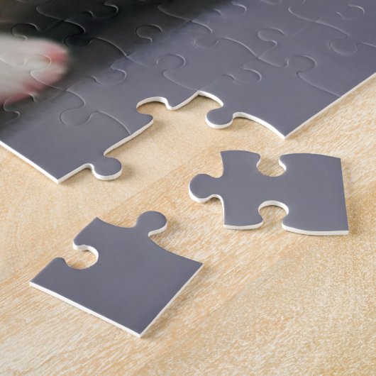 Netherlandの小型ウサギ ジグソーパズル (側面)