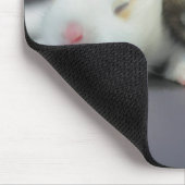 Netherlandの小型ウサギ マウスパッド (コーナー)