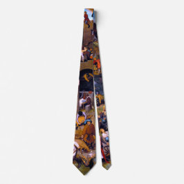 Netherlandish Proverbs, Pieter Bruegel the Elder ネクタイ