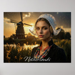 NETHERLANDS - 油絵 - AI ポスター