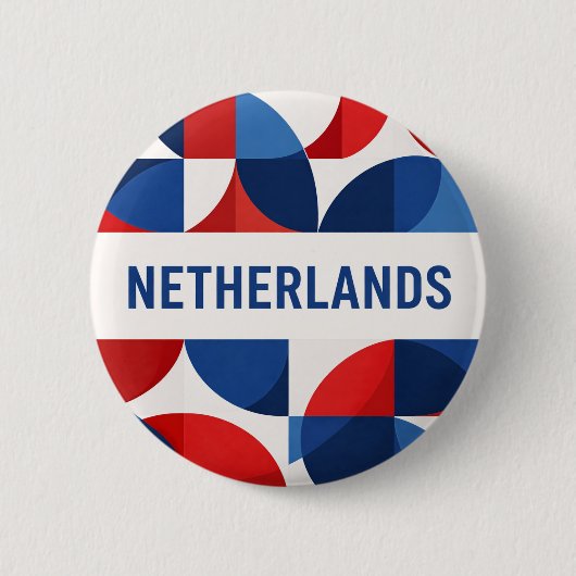 Netherlands 缶バッジ (正面)