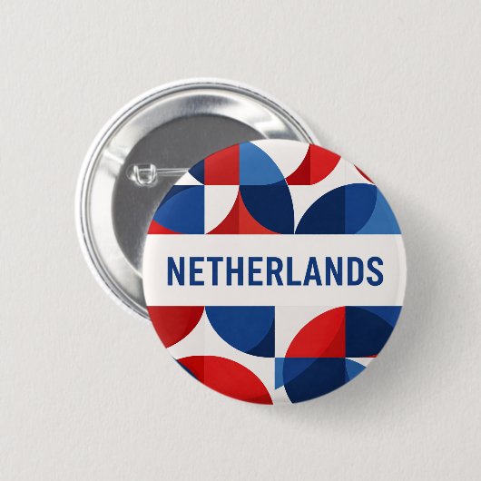 Netherlands 缶バッジ (正面&裏面)
