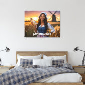 NETHERLANDS - DUTCH キャンバスプリント (インサイチュ (寝室))