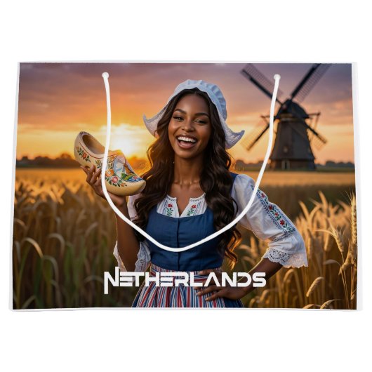 NETHERLANDS - DUTCH ラージペーパーバッグ (正面)