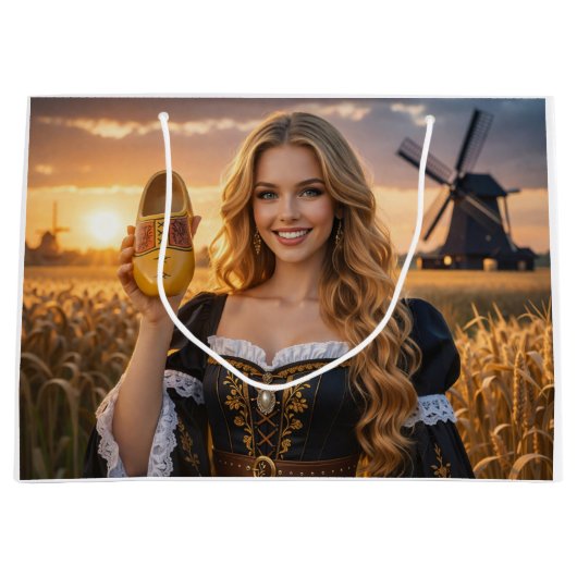 NETHERLANDS - DUTCH ラージペーパーバッグ (正面)