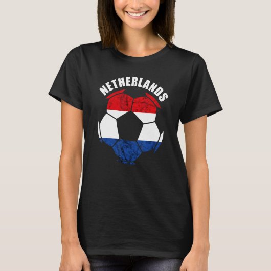 Netherlands Dutch Pride Netherlands Soccer Player  Tシャツ (正面)
