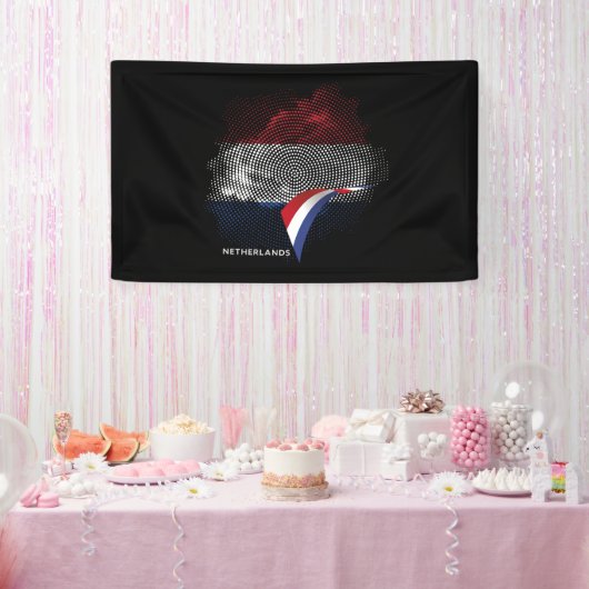Netherlands flag 横断幕 (パーティー)