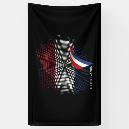 Netherlands flag 横断幕 (縦)