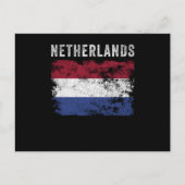 Netherlands Flag Distressed - Dutch Flag ポストカード (正面)