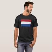 Netherlands Flag T-Shirt, Patriotic T-Shirt Tシャツ (正面フル)