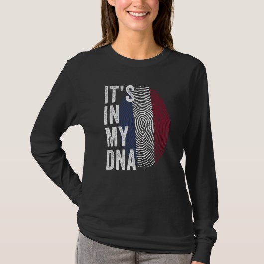 Netherlands It's In My DNA Dutch Fingerprint Holla Tシャツ (正面)