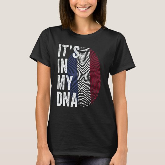 Netherlands It's In My DNA Dutch Fingerprint Holla Tシャツ (正面)