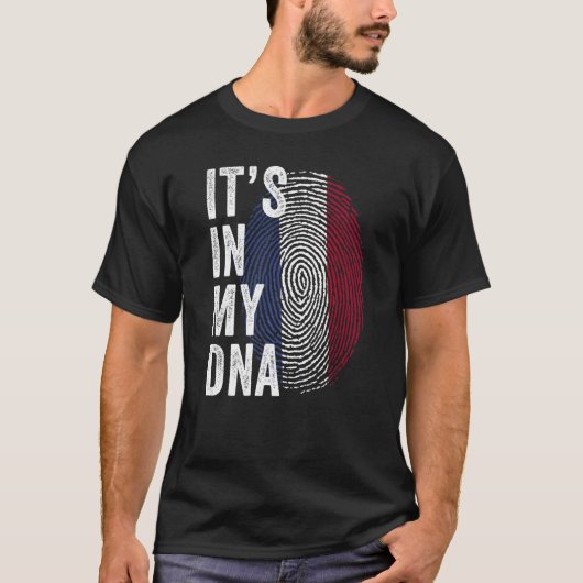 Netherlands It's In My DNA Dutch Fingerprint Holla Tシャツ (正面)