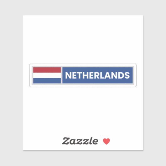 Netherlands National Flag シール (シート)