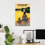 Netherlands Route Sacramento River USA Vintage ポスター (ホームオフィス)